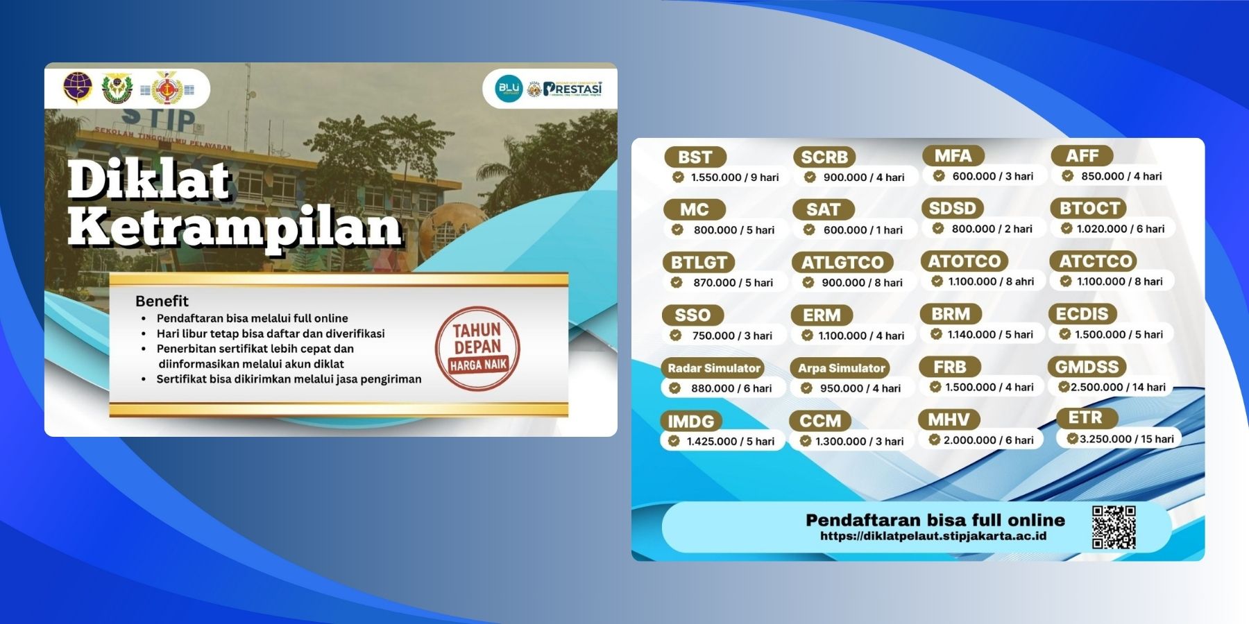 00 Tarif Diklat Keterampilan