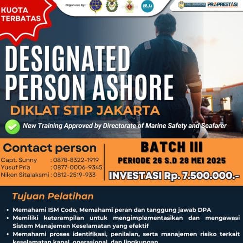 diklat-designated-person-ashore-stip-jakarta-batch-iii